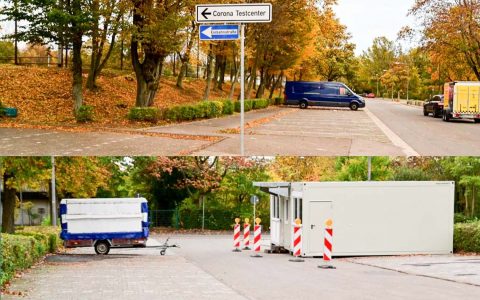 Corona Test-Center am Kallebad