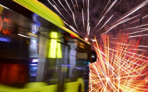 Fahrplanregelungen von ESWE Verkehr an Silvester und im neuen Jahr