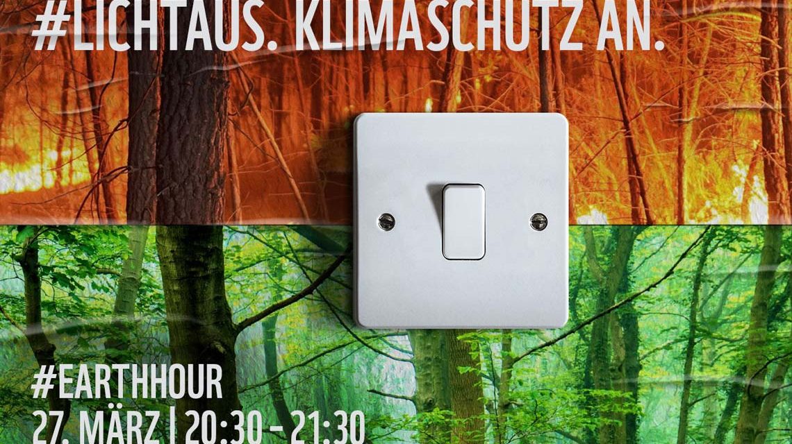 Earth Hour, nur echt mit dem Lichtschalter.