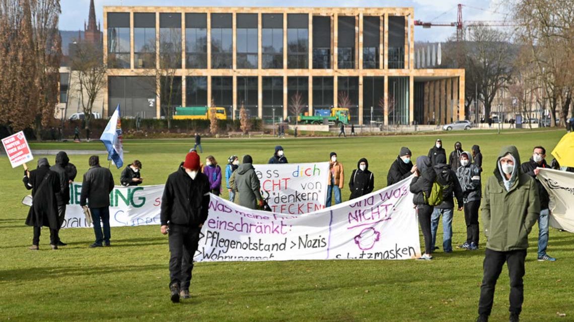 Gegendemo Querdenker Reisinger Anlage