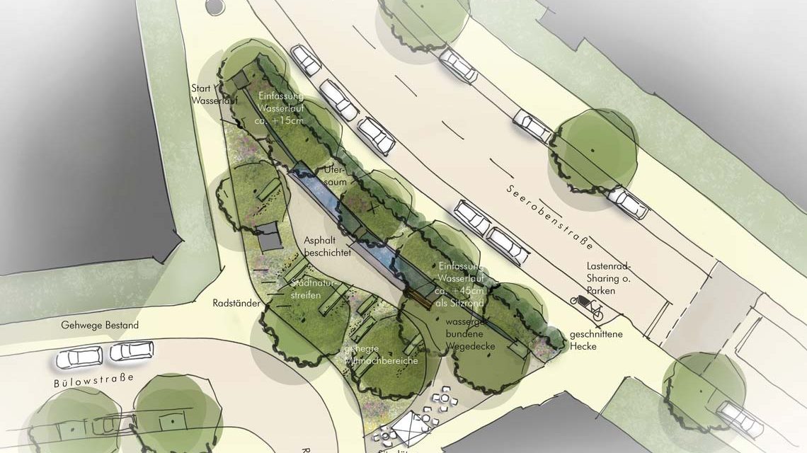 Vision Kesselbachgärtchen am Bülowplatz