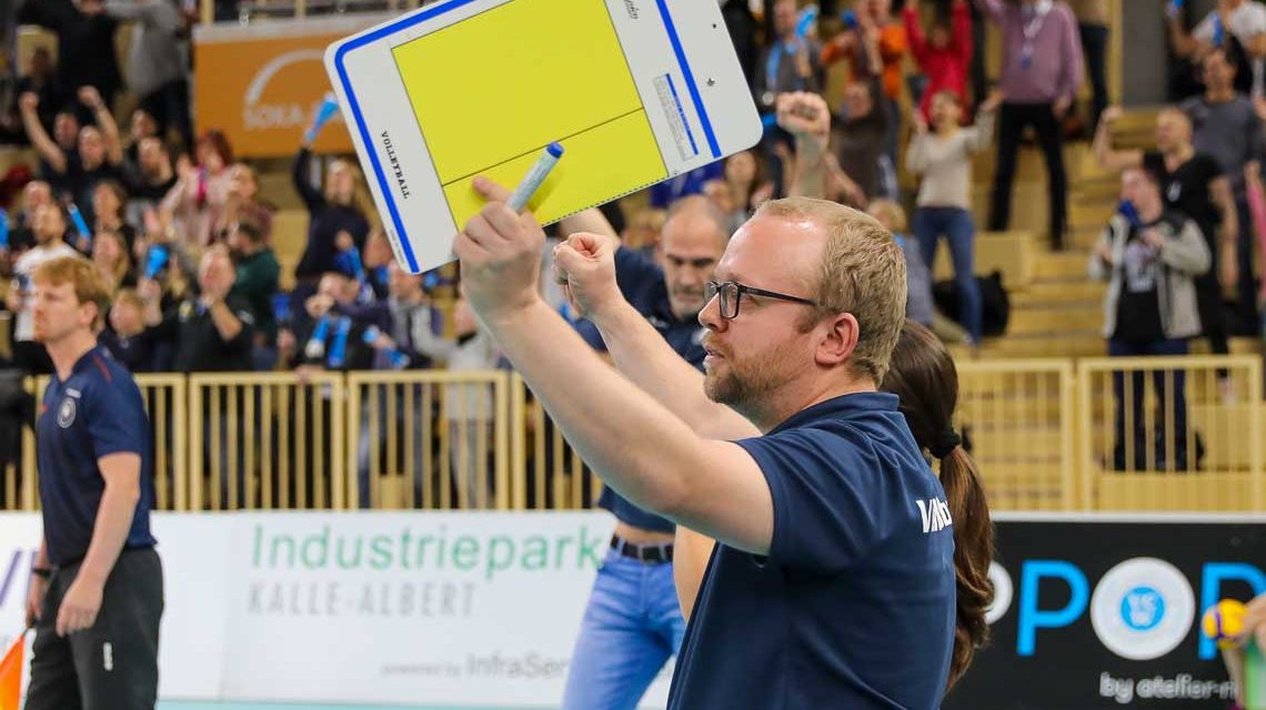 Olaf Minter am Spielfeldrand