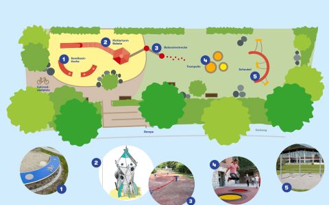 Entwurf vom Spielplatz Rudolf