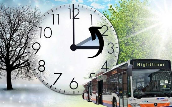 Nightliner-Fahrten während der Zeitumstellung