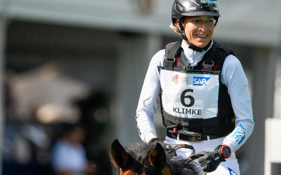 Ingrid Klimke, die Reitmeisterin freut sich auf Wiesbaden.