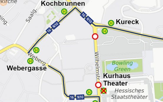 Silvester 2024 – Linien 16 und N10 werden umgeleitet
