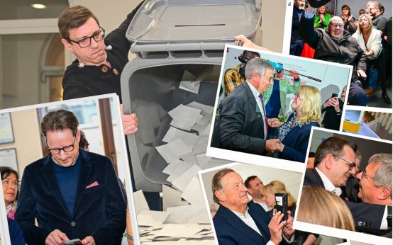 OB-Stichwahl, Bilder des Wahltags.