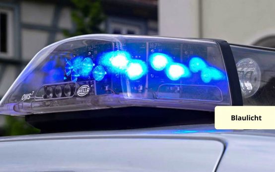 Polizeimeldung, Symbolbild der Kategorie Blaulicht.