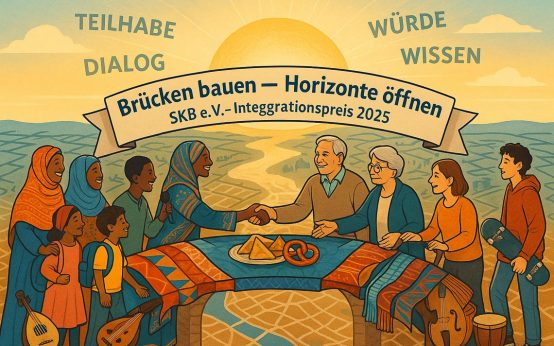 Freude und Stolz: Mitglieder der SKB e. V. feiern die Auszeichnung mit Musik, Tanz und Gemeinschaftsgeist – gelebte Integration in Wiesbaden