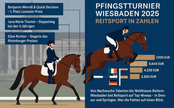 Zahlen, Daten, Fakten: Wiesbaden bot einmal mehr Reitsport auf Spitzenniveau.