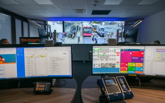 Blick hinter die Kulissen, die neue Leitstelle bei ESWE Verkehr.