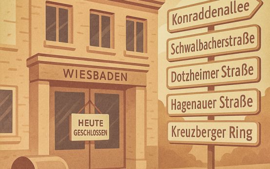 Am 21. August bleiben mehrere Wiesbadener Sozialhilfe-Standorte geschlossen – telefonisch ist die Abteilung weiterhin erreichbar.