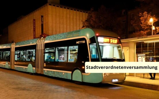 Stadtverordnetenversammlung: In Bezug auf den neuen Stadtteil das Ostfeld gfällt immer wieder der Einsatz von Schienenverkehr.